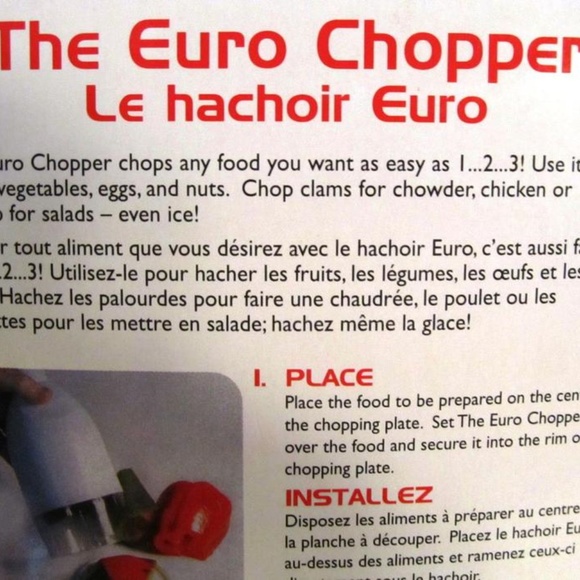 Kitchen Tools: THE EURO CHOPPER - Picture 6 of 7